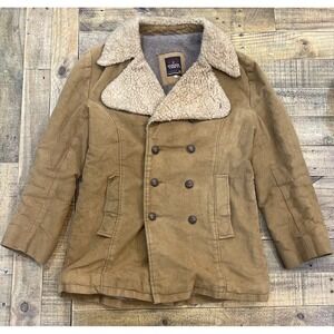Vintage Europe Craft Men's Heavy Coat Genuine Saliksued Made in Belgium 44 Read
